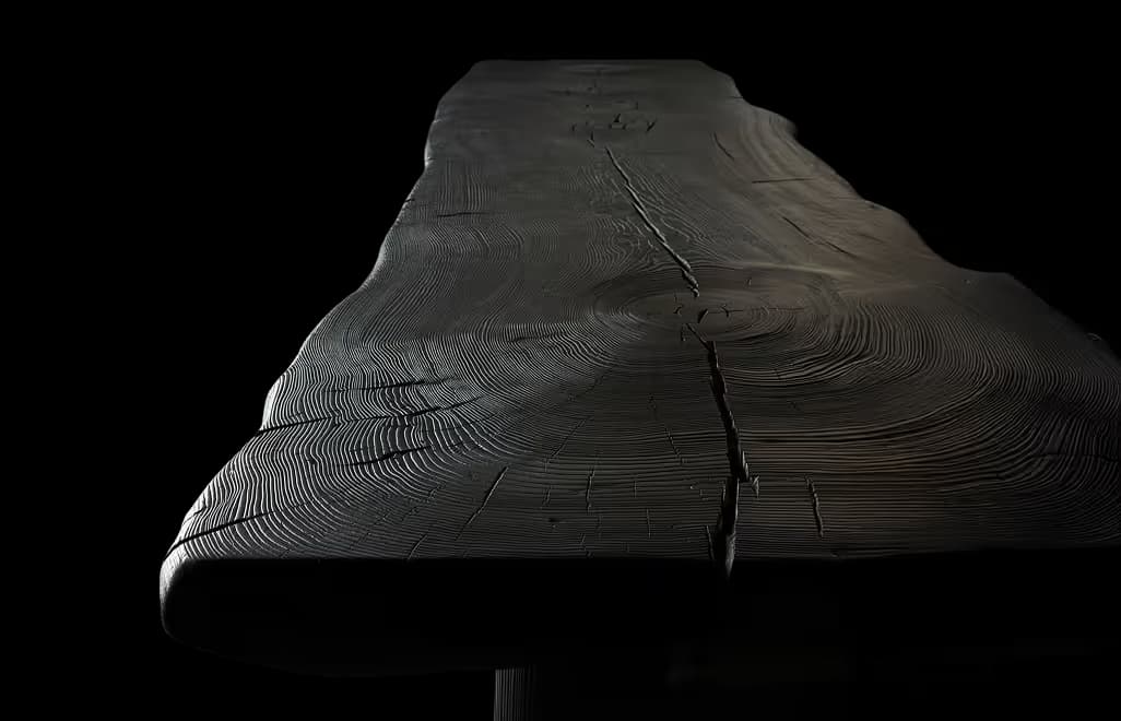 Stół z czarnego dębu