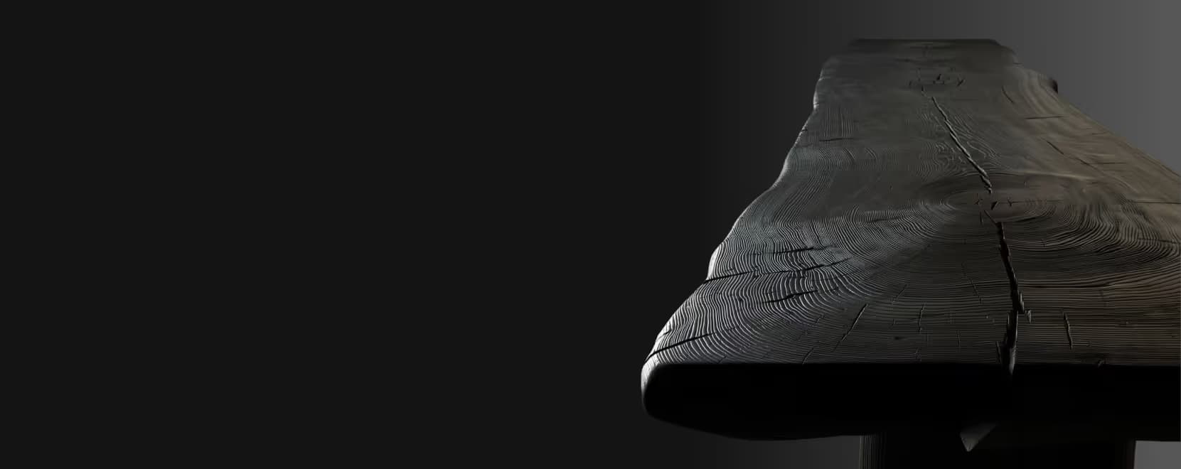 Stół z czarnego dębu